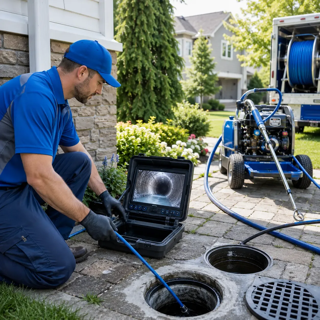 Outdoor drain cleaning professionals serving Morning Sun, IA