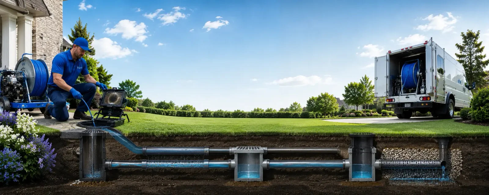 Outdoor drain cleaning information for Morning Sun, IA